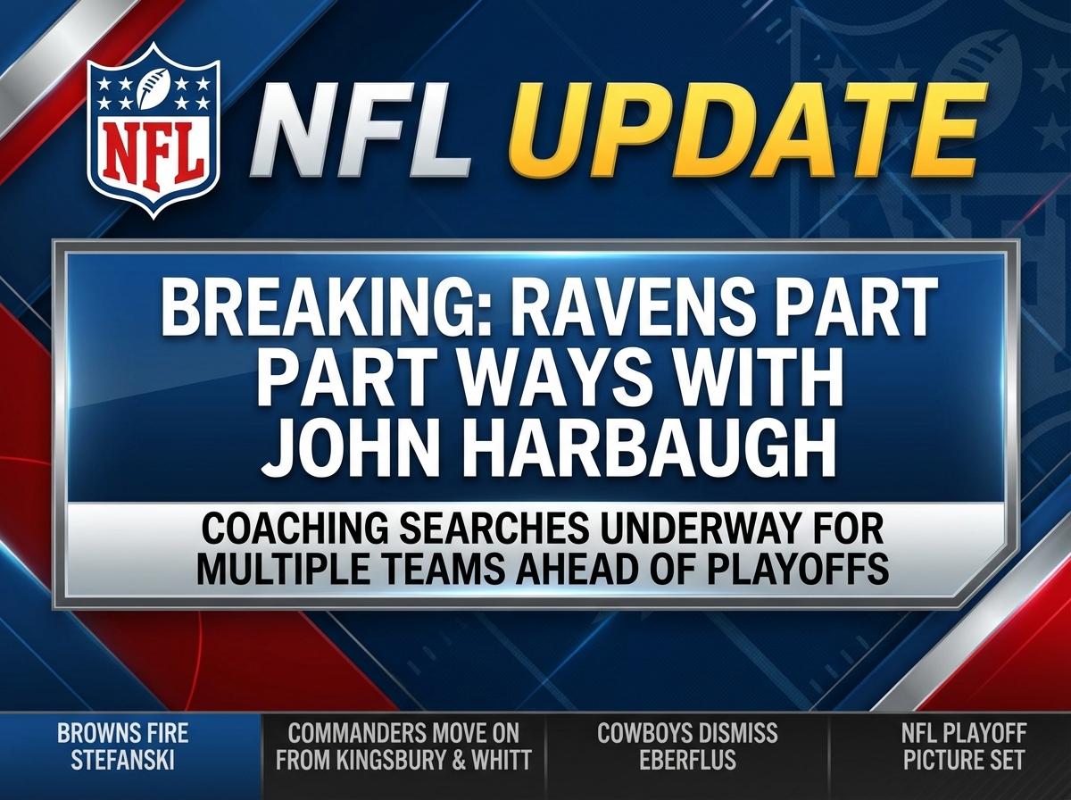 Live Broadcast Graphic: Generate a professional, full-screen television broadcast graphic summarizing the top breaking news for a specific sports league, perfectly mimicking the league's official on-air branding style.